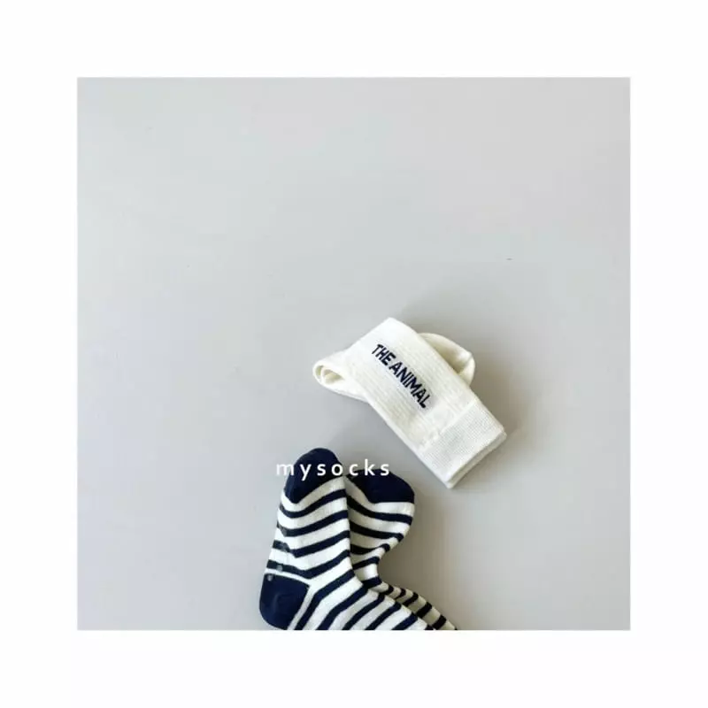 My Socks - Korean Children Fashion - #Kfashion4kids - Swim Socks [set of 2] - 3
