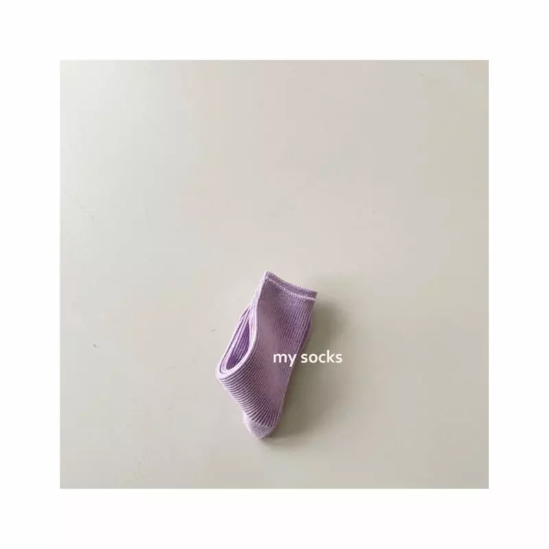 My Socks - Korean Children Fashion - #Kfashion4kids - Gym Socks [set of 3] - 2