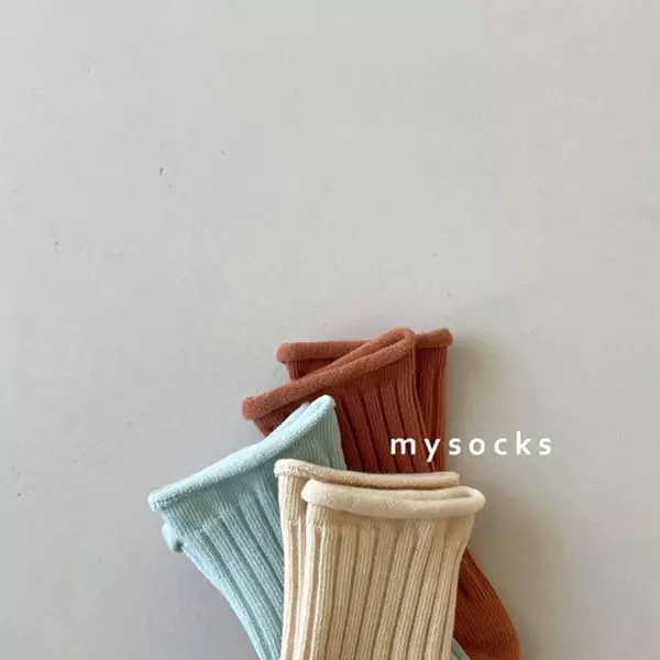 My Socks - Korean Children Fashion - #Kfashion4kids - Sport Socks [set of 3] - 7