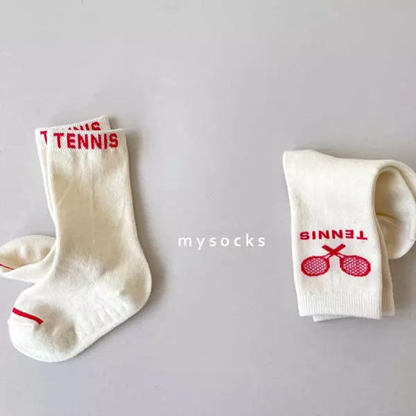 My Socks - Korean Children Fashion - #childofig - Tennis Socks [set of 2] - 4