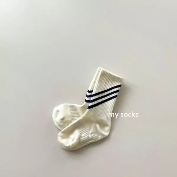 My Socks - Korean Children Fashion - #designkidswear - Soccer Socks [set of 3] - 5