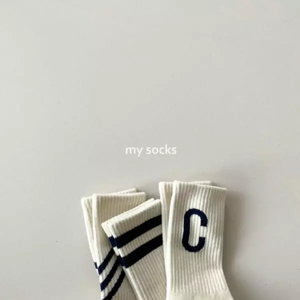 My Socks - Korean Children Fashion - #discoveringself - Soccer Socks [set of 3] - 6