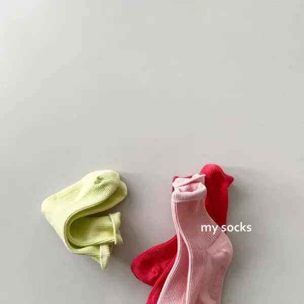 My Socks - Korean Children Fashion - #discoveringself - Sneakers Socks [set of 3] - 5