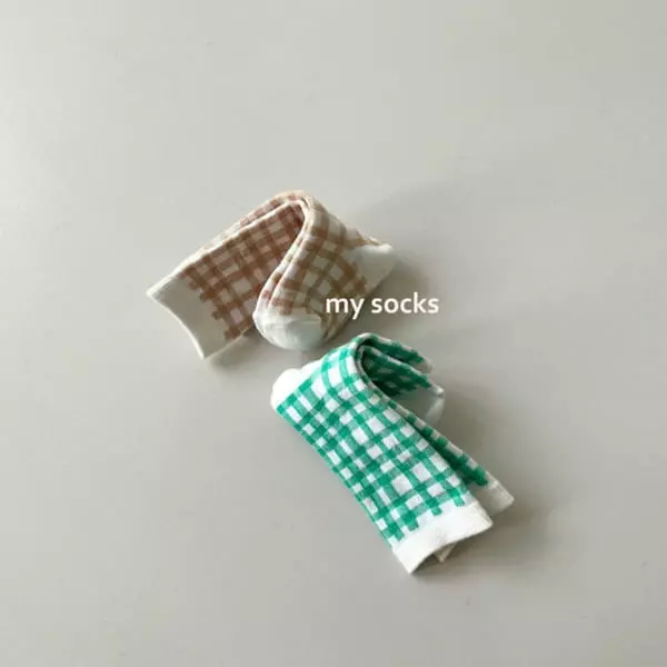 My Socks - Korean Children Fashion - #fashionkids - Spinch Socks [set of 2] - 2