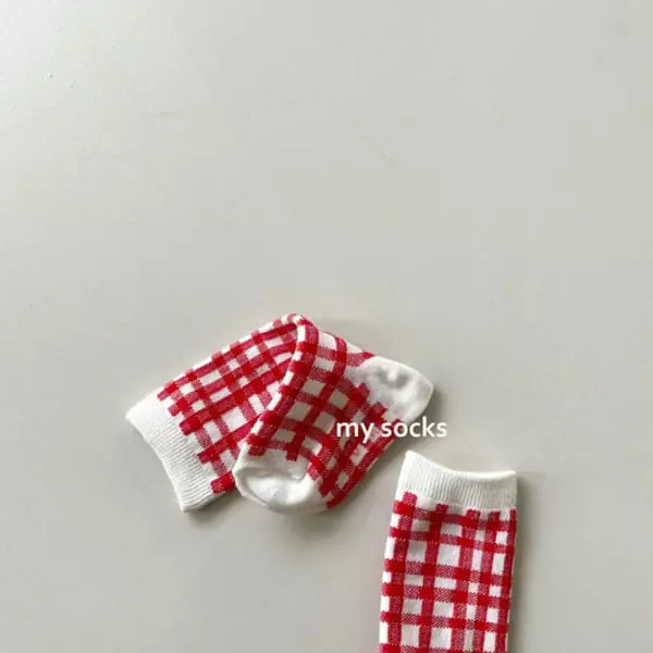 My Socks - Korean Children Fashion - #kidsstore - Piment Socks [set of 2] - 3