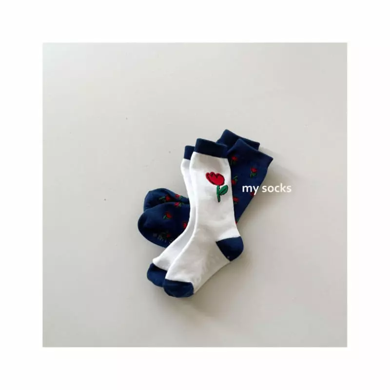 My Socks - Korean Children Fashion - #littlefashionista - Hula Hoop Socks [set of 2]