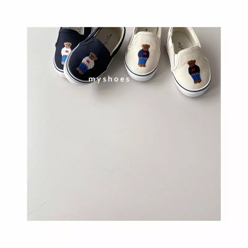 My Socks - Korean Children Fashion - #todddlerfashion - Baseball Slip-on - 9