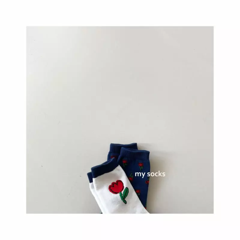 My Socks - Korean Children Fashion - #todddlerfashion - Hula Hoop Socks [set of 2] - 5