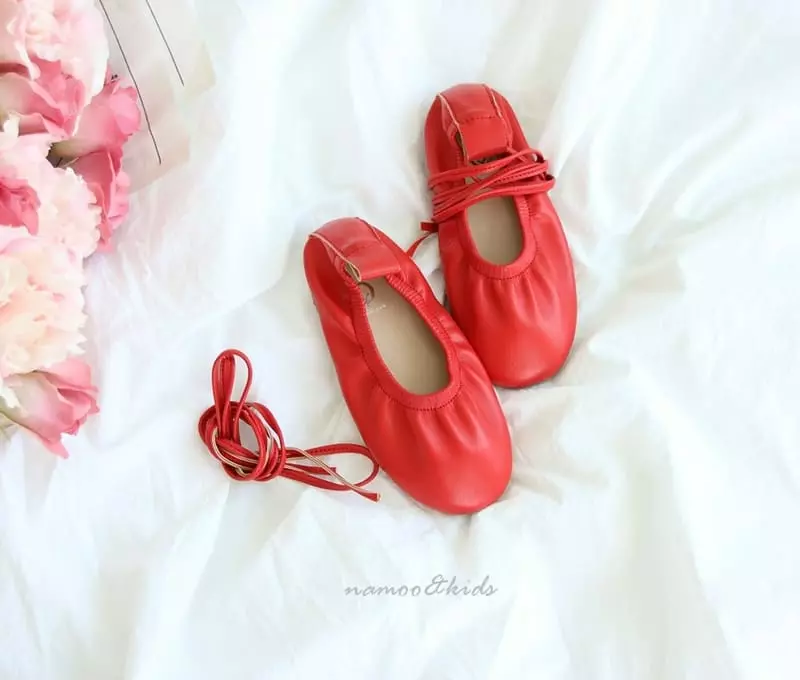 Namoo & Kids - Korean Children Fashion - #kidsshorts - Maru Strap Flats - 5