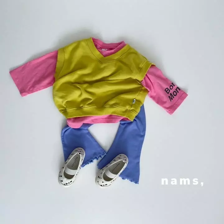 Nams - Korean Children Fashion - #childrensboutique - Bon Bon Vest with Mom - 11