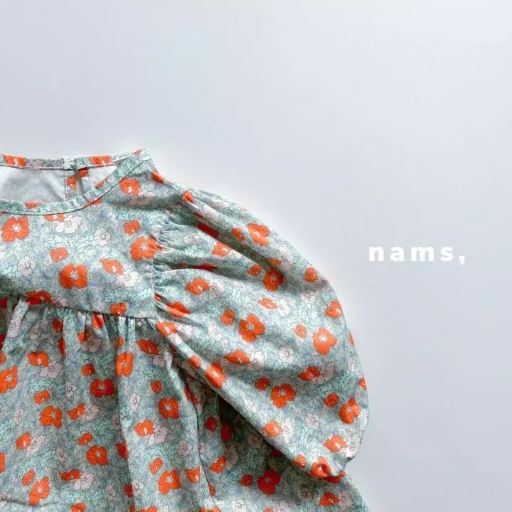 Nams - Korean Children Fashion - #kidzfashiontrend - Mini Flower One-piece - 5