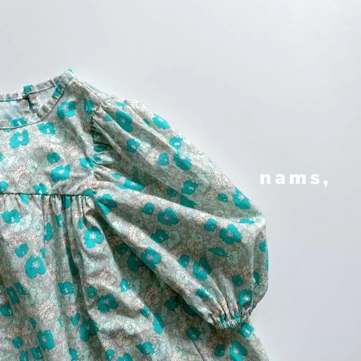 Nams - Korean Children Fashion - #littlefashionista - Mini Flower One-piece - 7