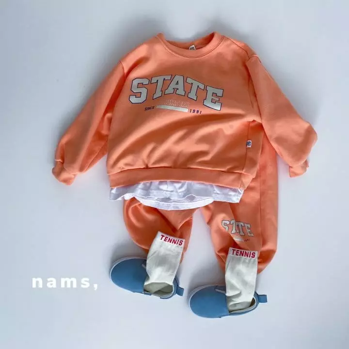 Nams - Korean Children Fashion - #magicofchildhood - State Top Bottom Set