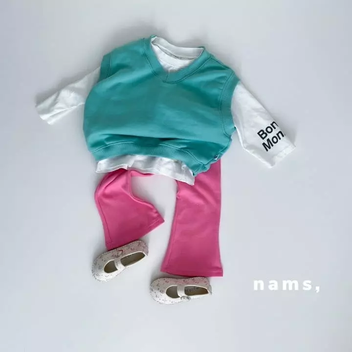 Nams - Korean Children Fashion - #magicofchildhood - Boni Bottscut Pants with Mom - 5