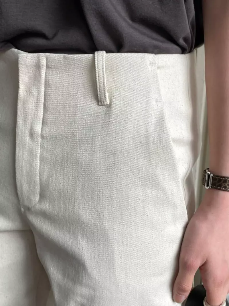 Nan - Korean Women Fashion - #momslook - Matte Cotton Pants - 2