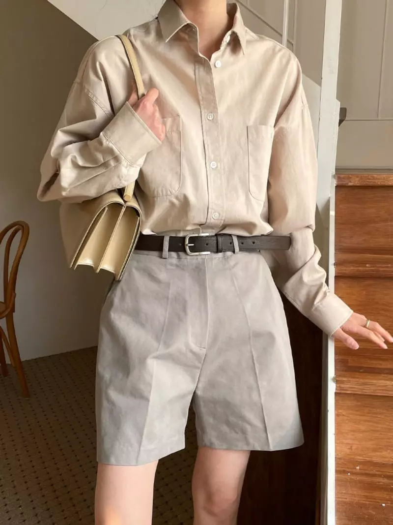 Nan - Korean Women Fashion - #momslook - Polo Bermuda Pants - 2