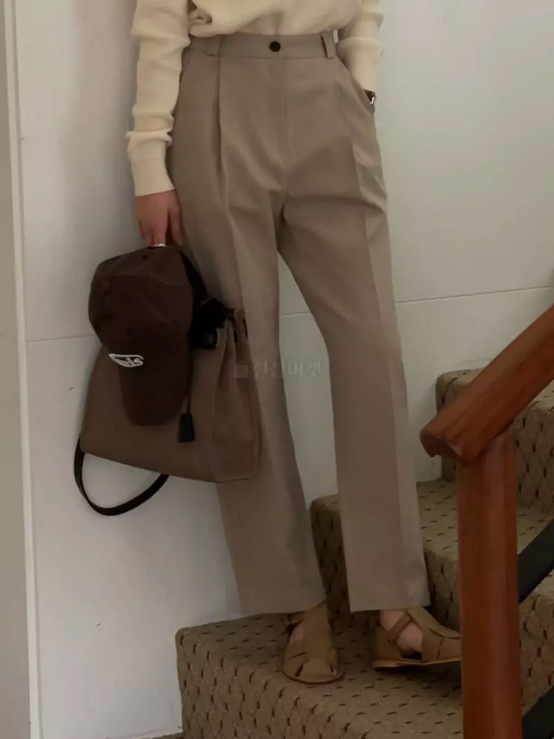 Nan - Korean Women Fashion - #momslook - Ralph Cotton Pants - 2
