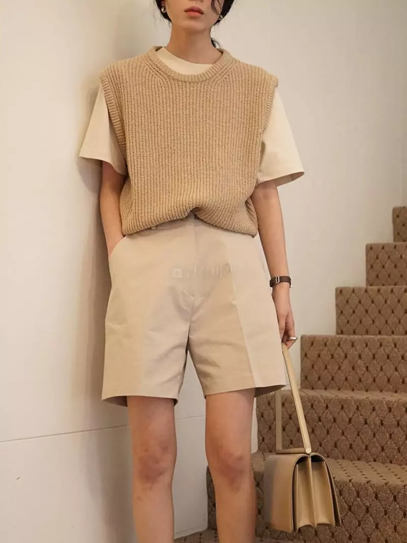 Nan - Korean Women Fashion - #thatsdarling - Cotton Vest