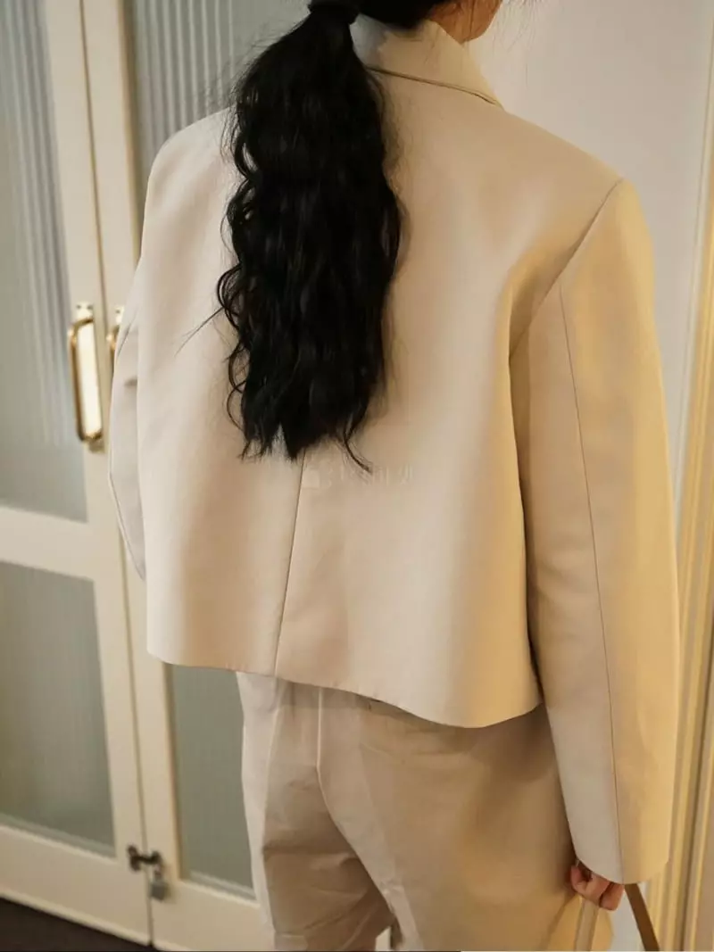 Nan - Korean Women Fashion - #womensfashion - Modern Short Jacket - 3
