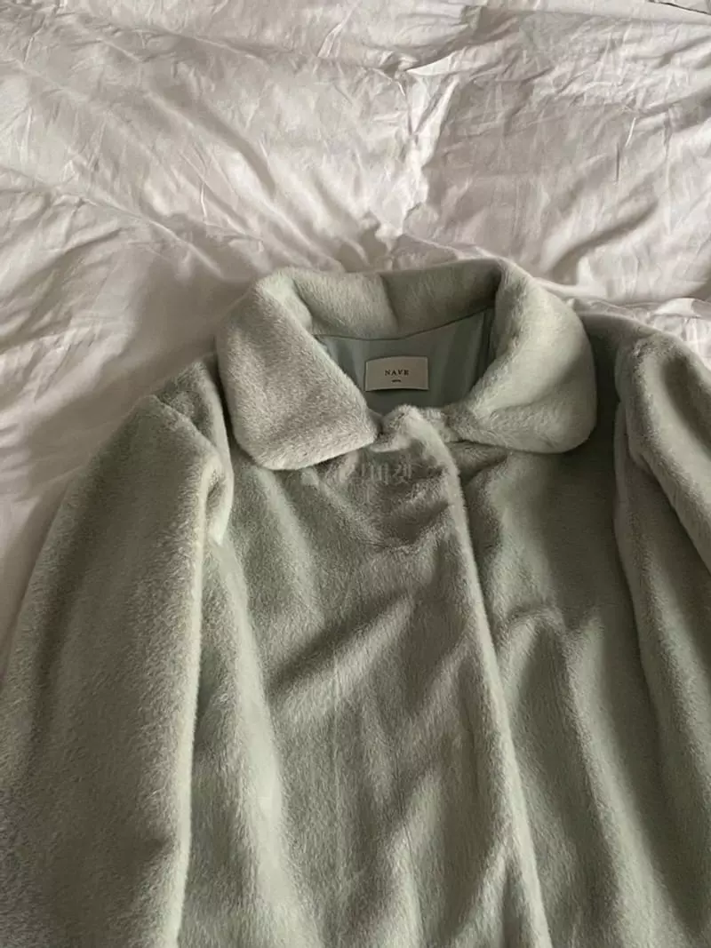 Nave - Korean Women Fashion - #thelittlethings - Mellow Fluffy Jacket - 4