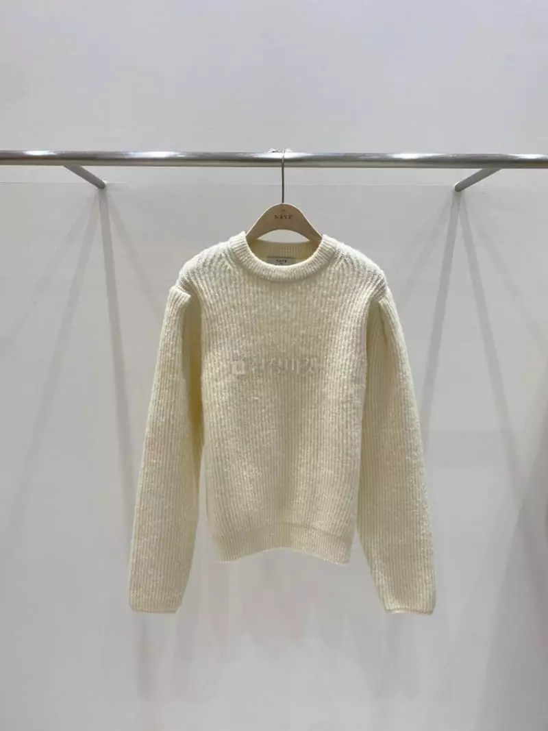 Nave - Korean Women Fashion - #momslook - Clash Knit Tee
