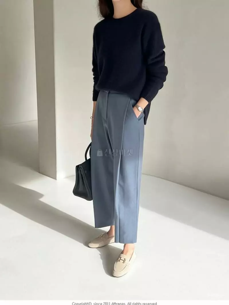 Nave - Korean Women Fashion - #momslook - Flat Pants
