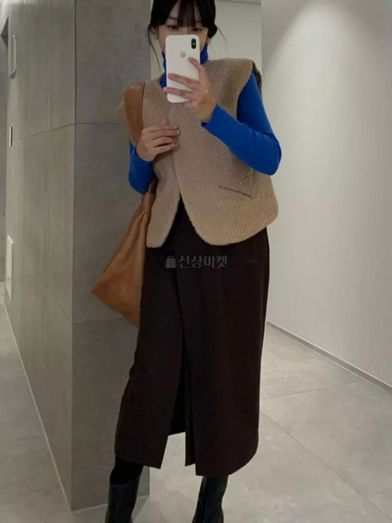 Nave - Korean Women Fashion - #momslook - Your Vest Jacket - 3