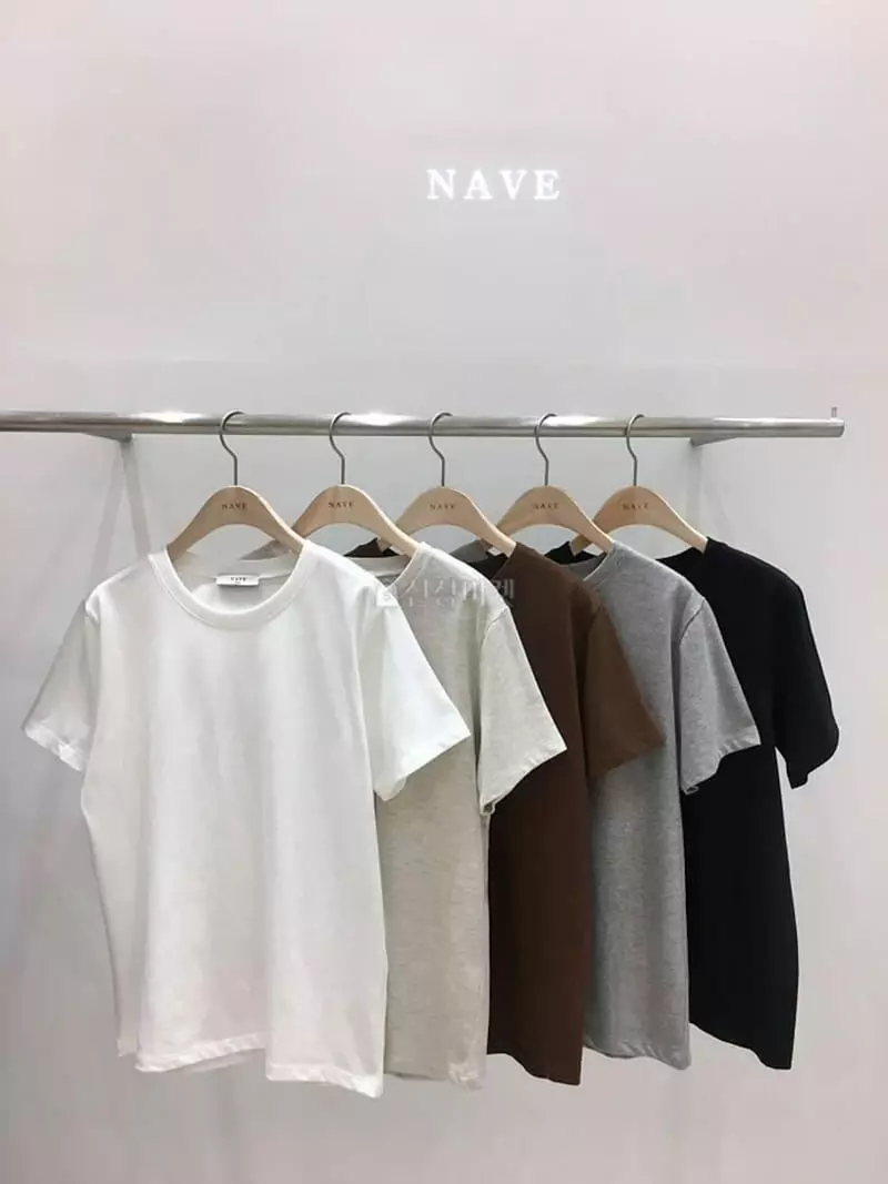Nave - Korean Women Fashion - #momslook - Standard Tee - 3