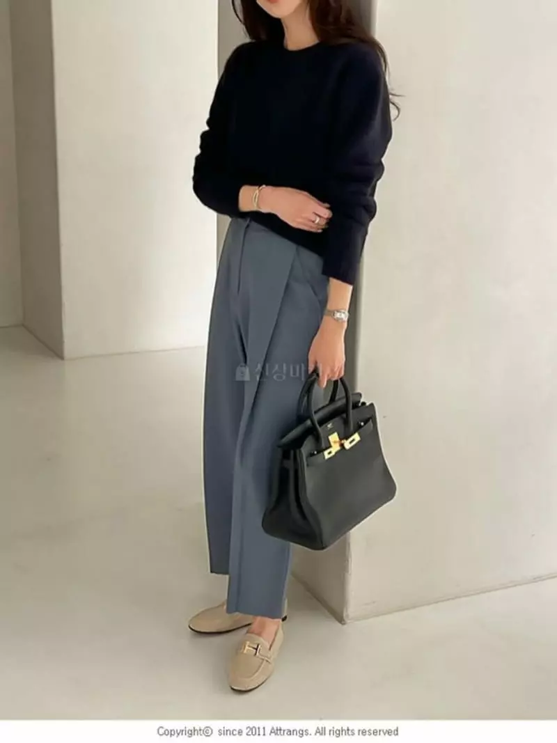 Nave - Korean Women Fashion - #womensfashion - Flat Pants - 2
