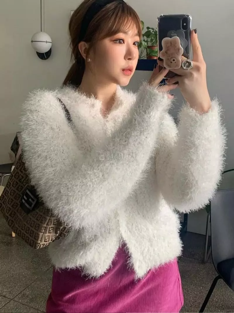 Nave - Korean Women Fashion - #womensfashion - Bell Bookle Cardigan