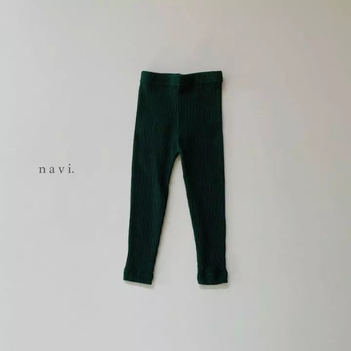 Navi - Korean Children Fashion - #Kfashion4kids - Rib Leggings - 6