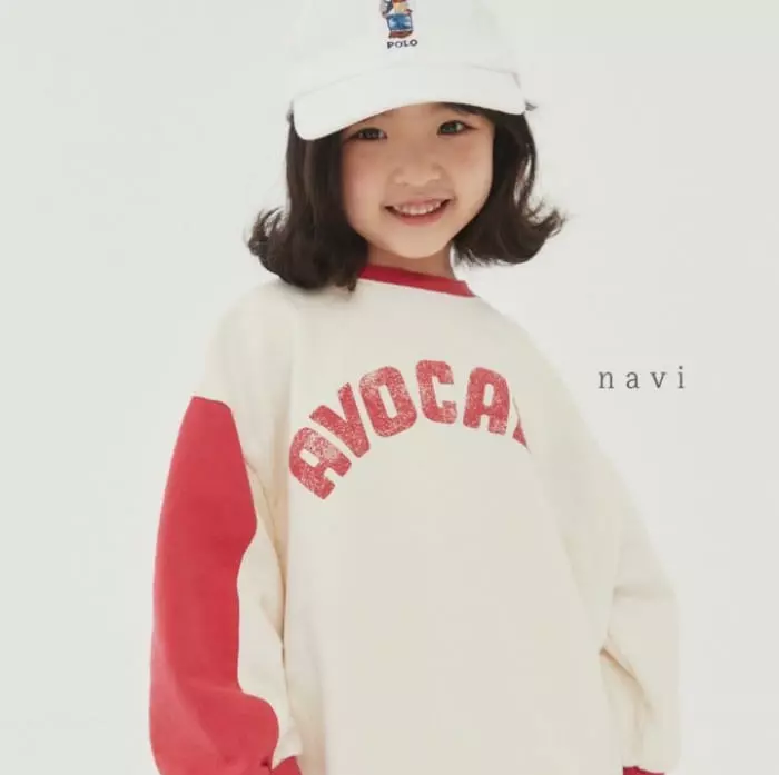 Navi - Korean Children Fashion - #childofig - Avocado Sweatshirt - 10