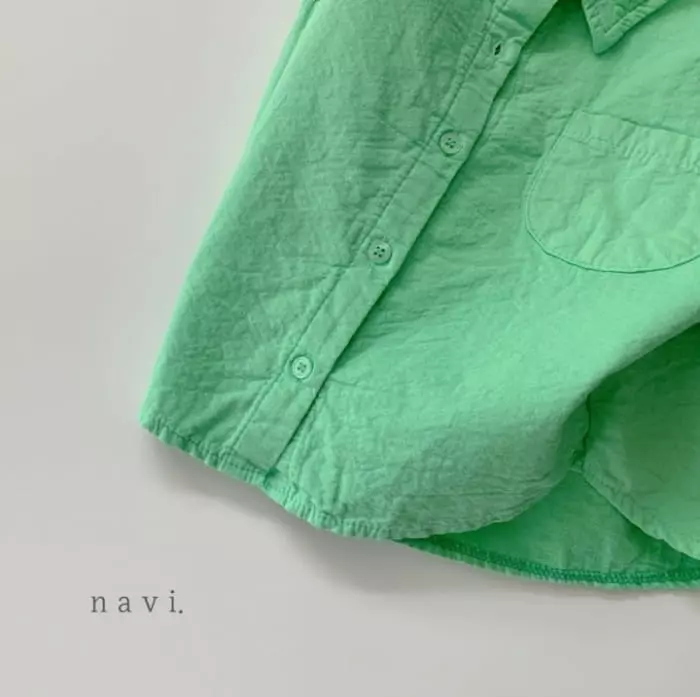 Navi - Korean Children Fashion - #designkidswear - Round Shirt - 9
