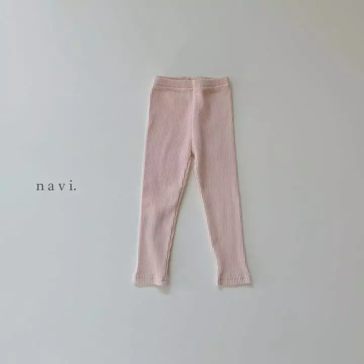 Navi - Korean Children Fashion - #kidzfashiontrend - Rib Leggings - 5