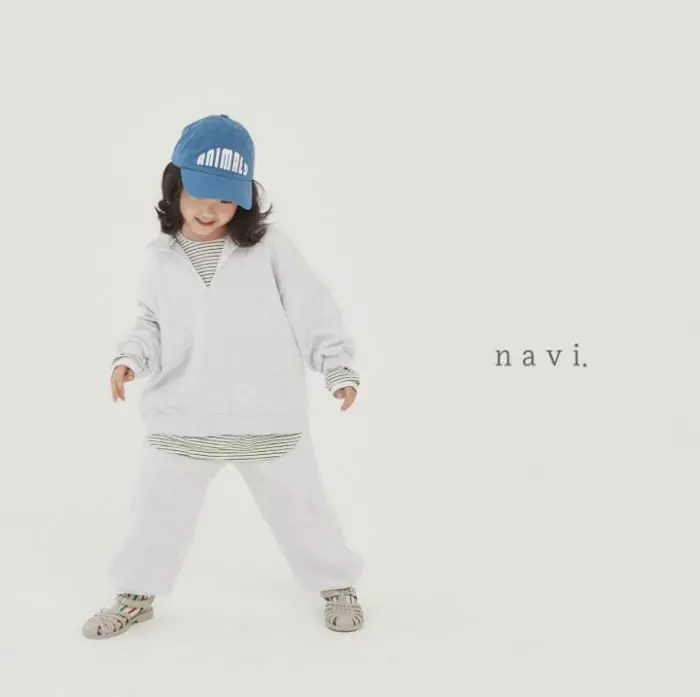Navi - Korean Children Fashion - #kidzfashiontrend - Lugy Zip-up Sweatshirt - 2