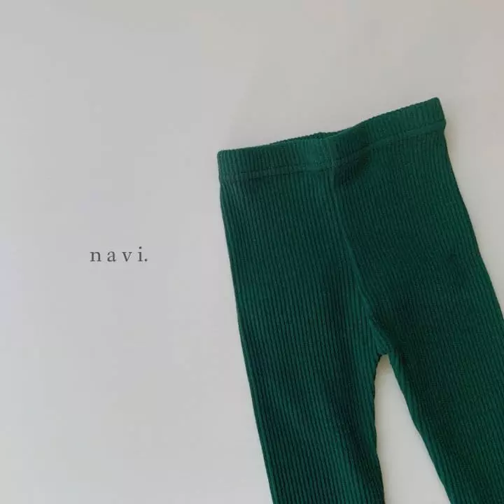 Navi - Korean Children Fashion - #littlefashionista - Rib Leggings - 7