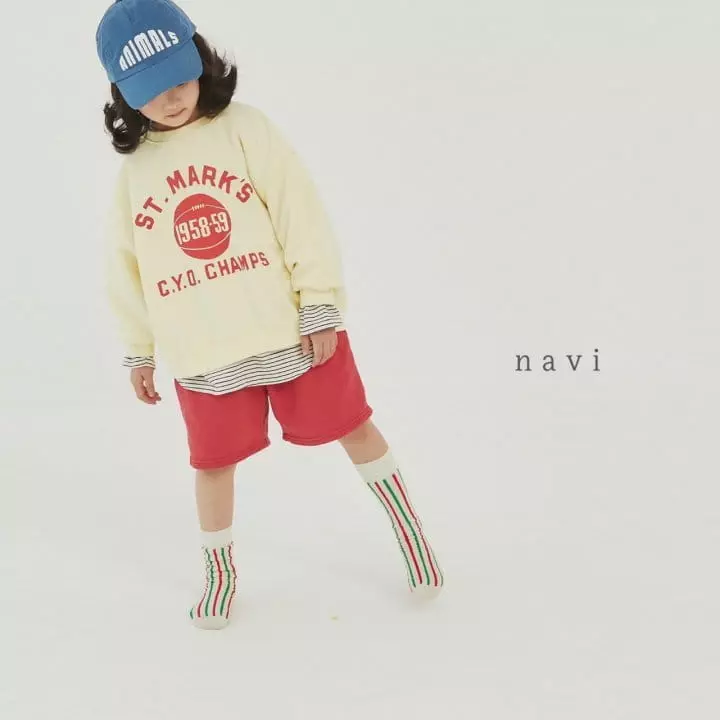 Navi - Korean Children Fashion - #littlefashionista - Basket Sweatshirt - 6