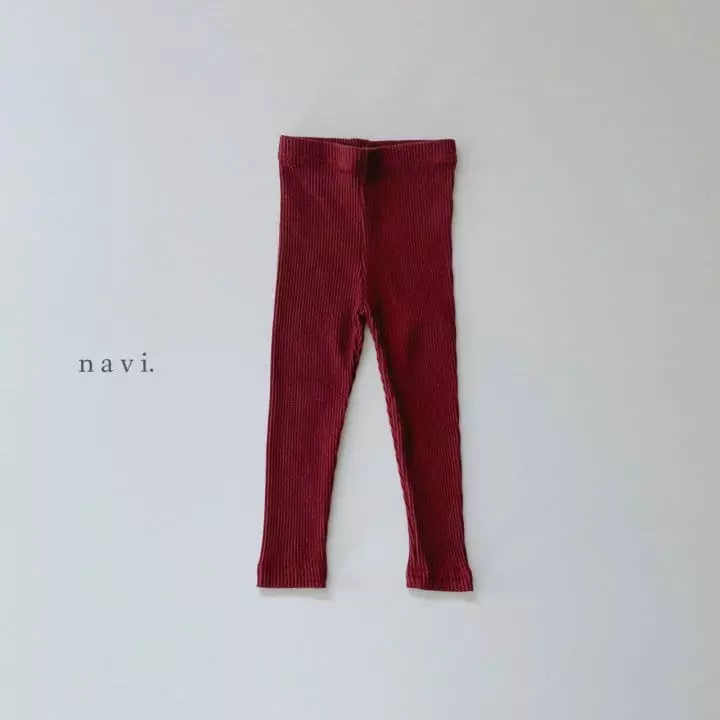 Navi - Korean Children Fashion - #magicofchildhood - Rib Leggings - 8