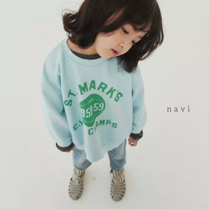 Navi - Korean Children Fashion - #magicofchildhood - Basket Sweatshirt - 7