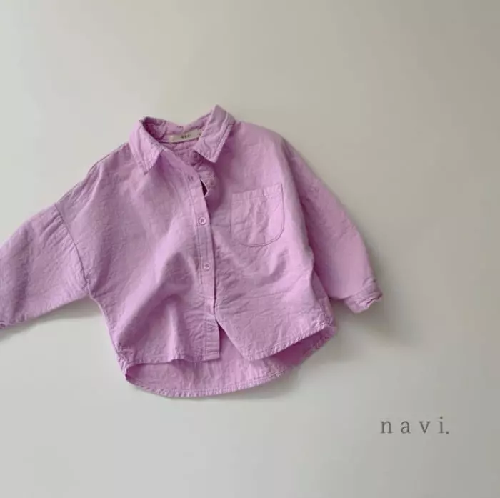 Navi - Korean Children Fashion - #magicofchildhood - Round Shirt - 3