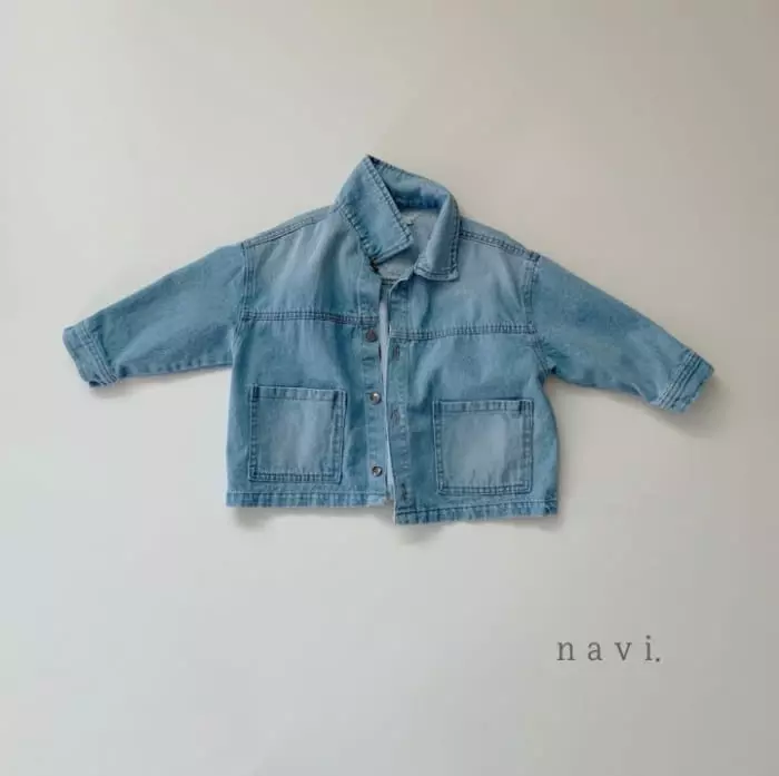 Navi - Korean Children Fashion - #magicofchildhood - Spring Denim Jacket