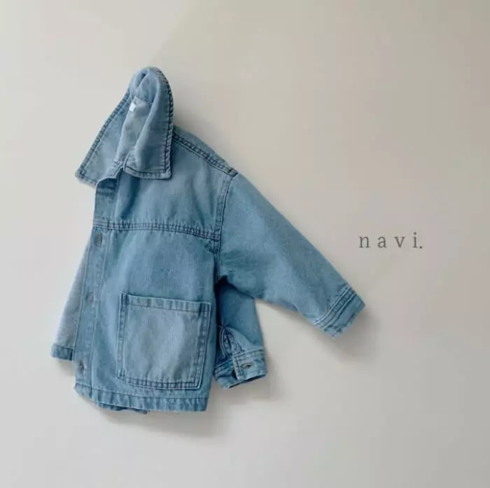 Navi - Korean Children Fashion - #minifashionista - Spring Denim Jacket - 2