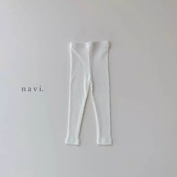 Navi - Korean Children Fashion - #prettylittlegirls - Rib Leggings - 10