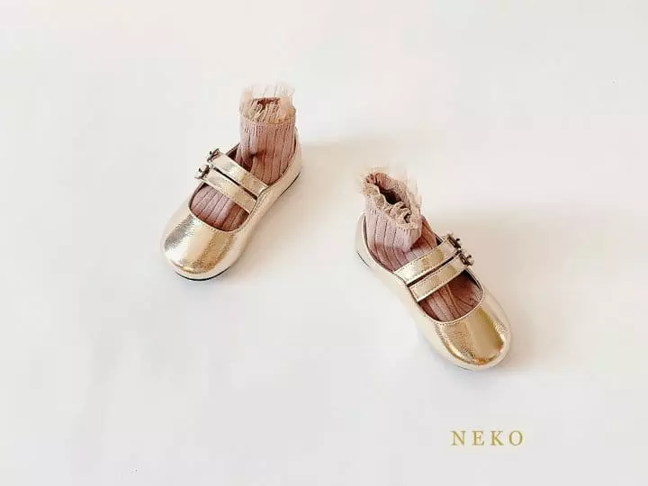 Neko - Korean Children Fashion - #Kfashion4kids - NK881 New Blanc Flats  - 6
