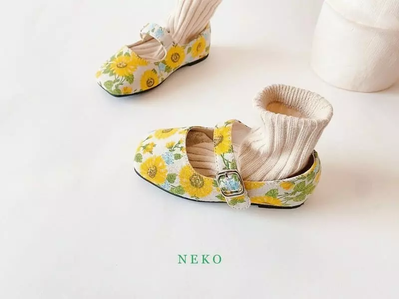 Neko - Korean Children Fashion - #Kfashion4kids - NK884 Sunflower Circle Flats - 8