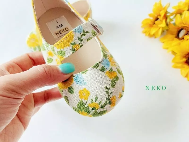 Neko - Korean Children Fashion - #childofig - NK865 Sunflower Circle Flats - 3