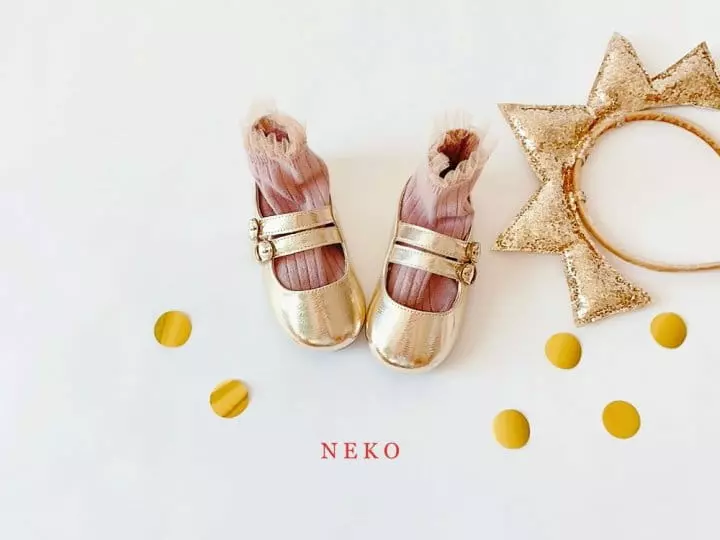 Neko - Korean Children Fashion - #fashionkids - NK881 New Blanc Flats  - 2
