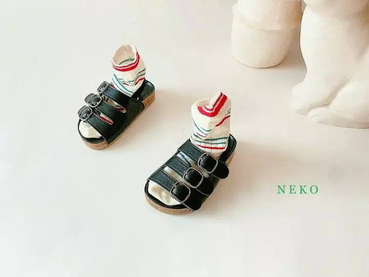 Neko - Korean Children Fashion - #kidzfashiontrend - NK 862 Sant Slippers  - 7