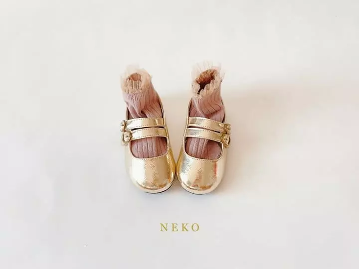 Neko - Korean Children Fashion - #kidzfashiontrend - NK881 New Blanc Flats  - 5