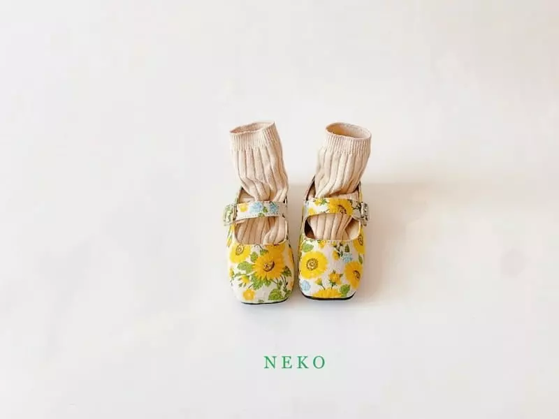 Neko - Korean Children Fashion - #kidzfashiontrend - NK884 Sunflower Circle Flats - 7